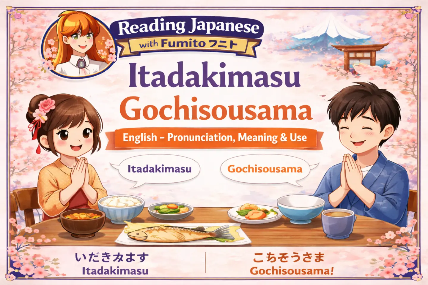 Itadakimasu Gochisousama English - Pronunciation, Meaning & Use
