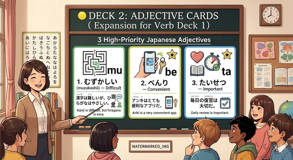 🟡 Adjective Cards (add to back of Deck 2 cards)