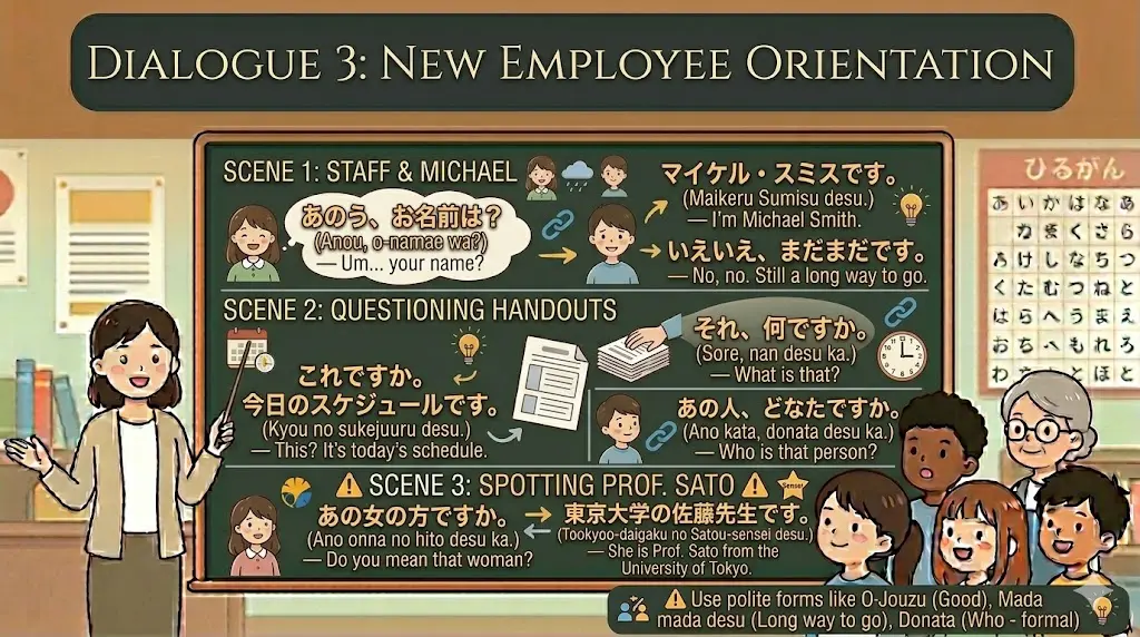 Dialogue 3 – New Employee Orientation