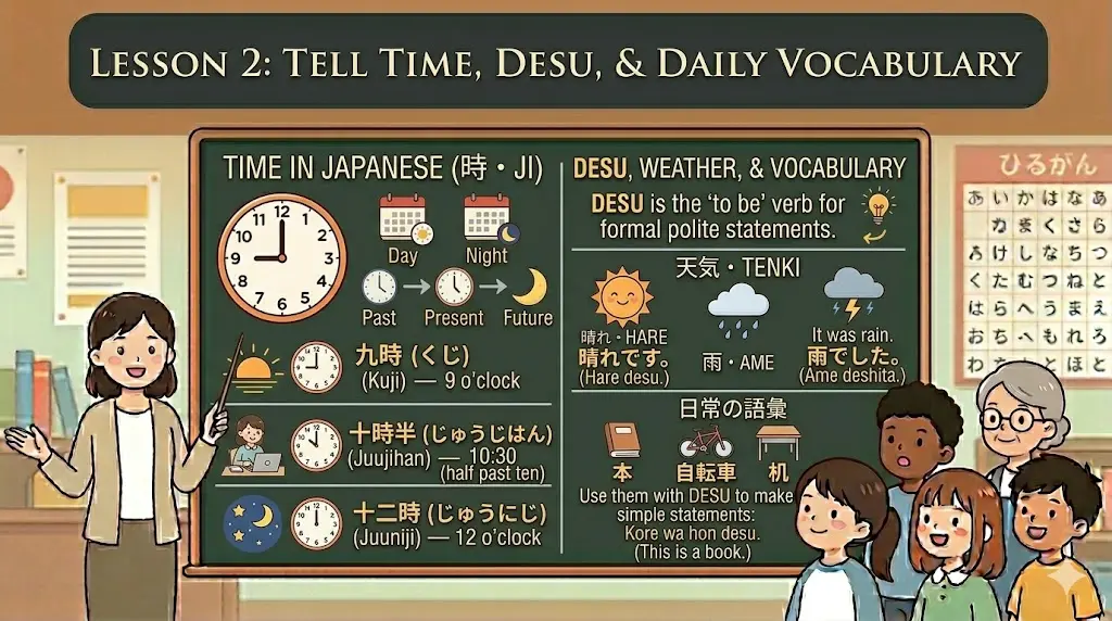 What time is it in Japanese