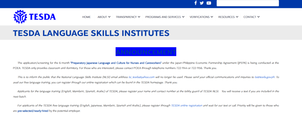 Japanese Language Schools in the Philippines