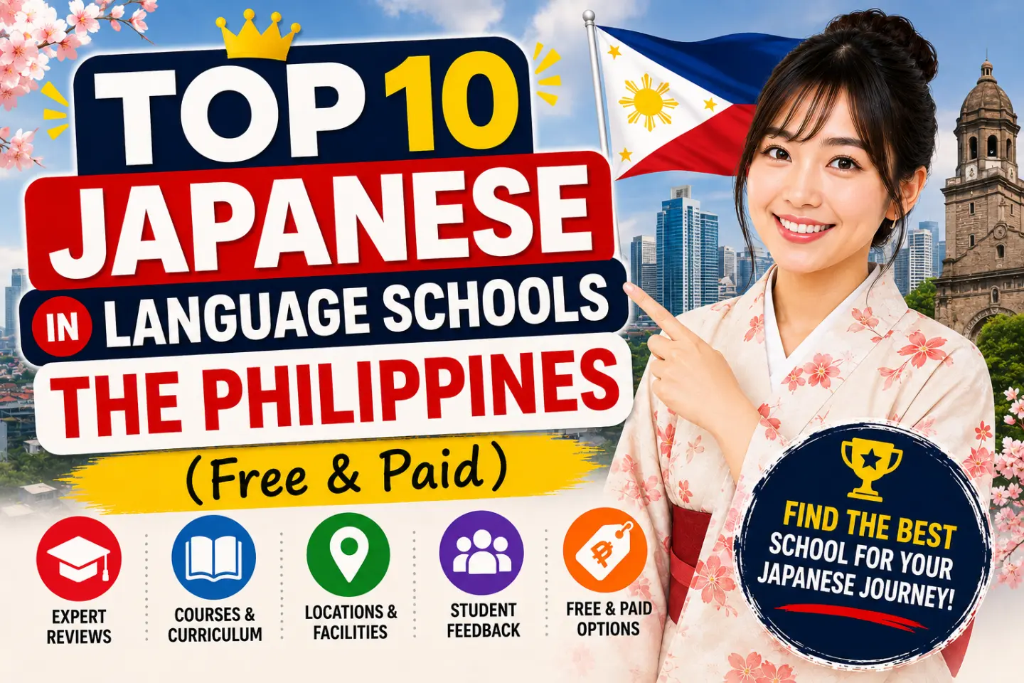 Top 10 Japanese Language Schools in the Philippines (Free & Paid) Japanese Language Schools in the Philippines