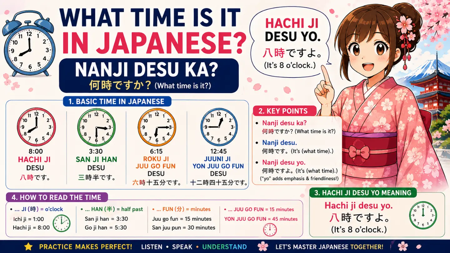 What time is it in Japanese