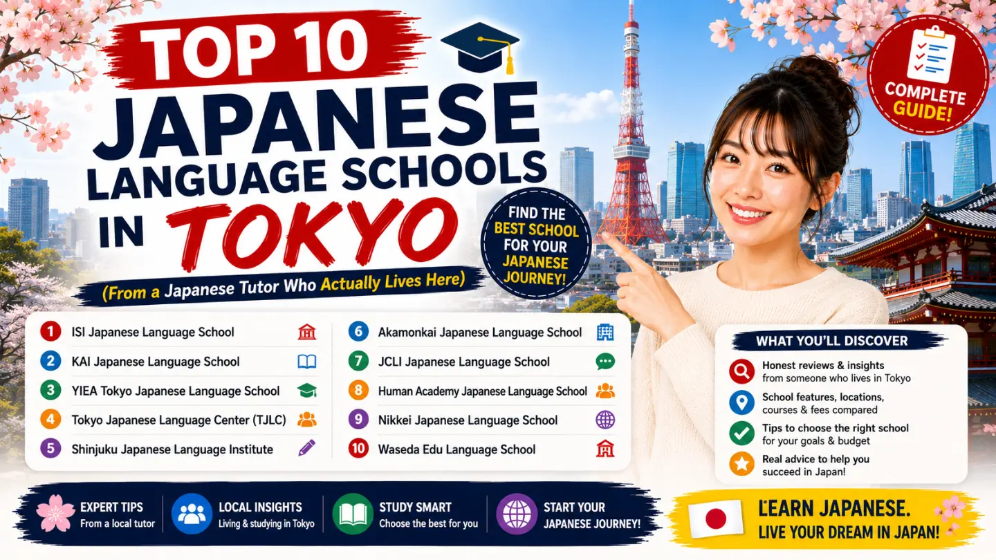 Top 10 Japanese Language Schools in Tokyo (From a Japanese Tutor Who Actually Lives Here) Top 10 Japanese Language Schools in Tokyo