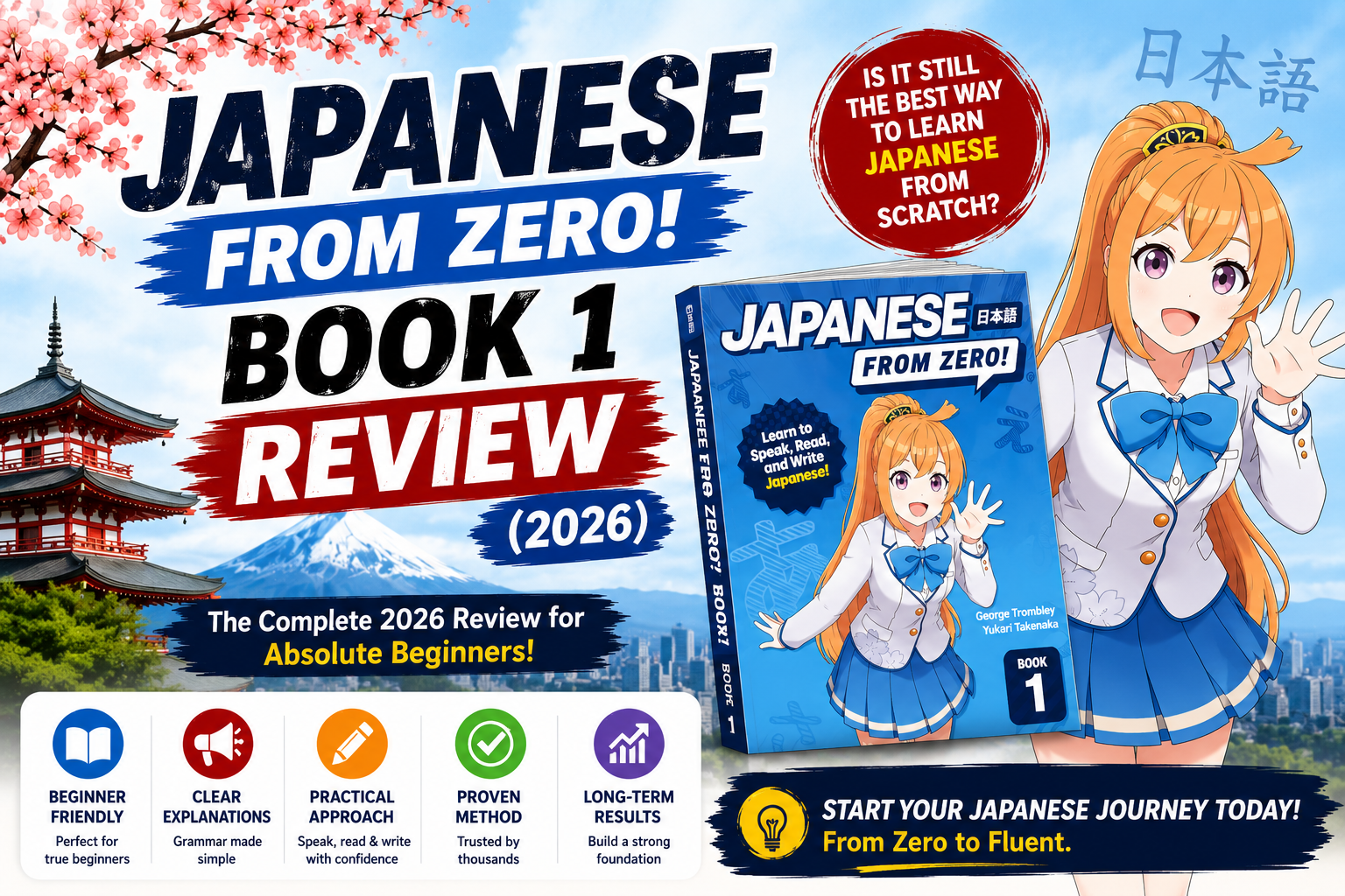 Japanese From Zero! Book 1 Review (2026): Is It Still the Best Way to Learn Japanese From Scratch? Japanese From Zero! Book 1 Review (2026)