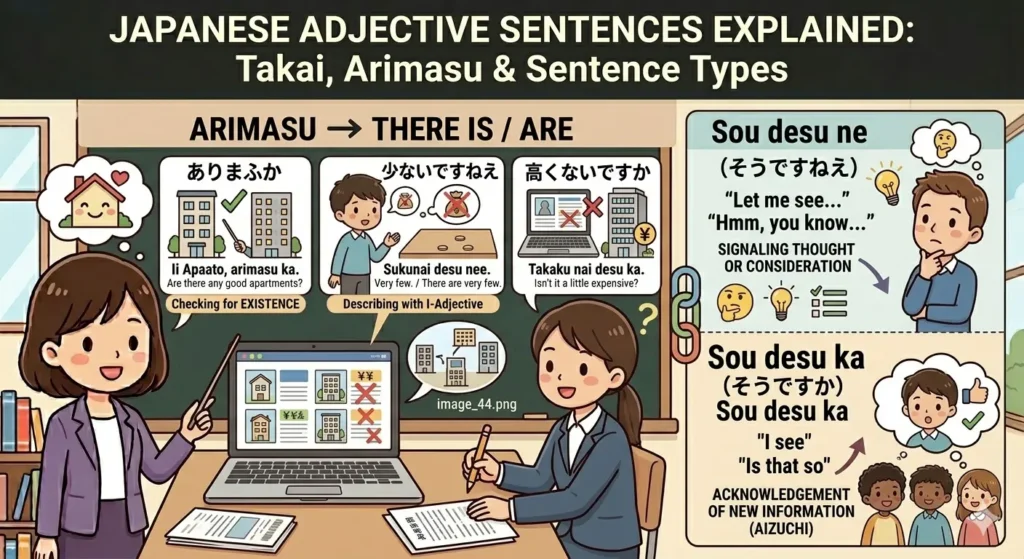 How to say there is there are in Japanese (arimasu)