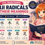 The 214 traditional kanji radicals and their meanings (PDF) Free Download