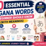 100 Essential Hiragana Words Every Beginner Should Know (With Meanings)