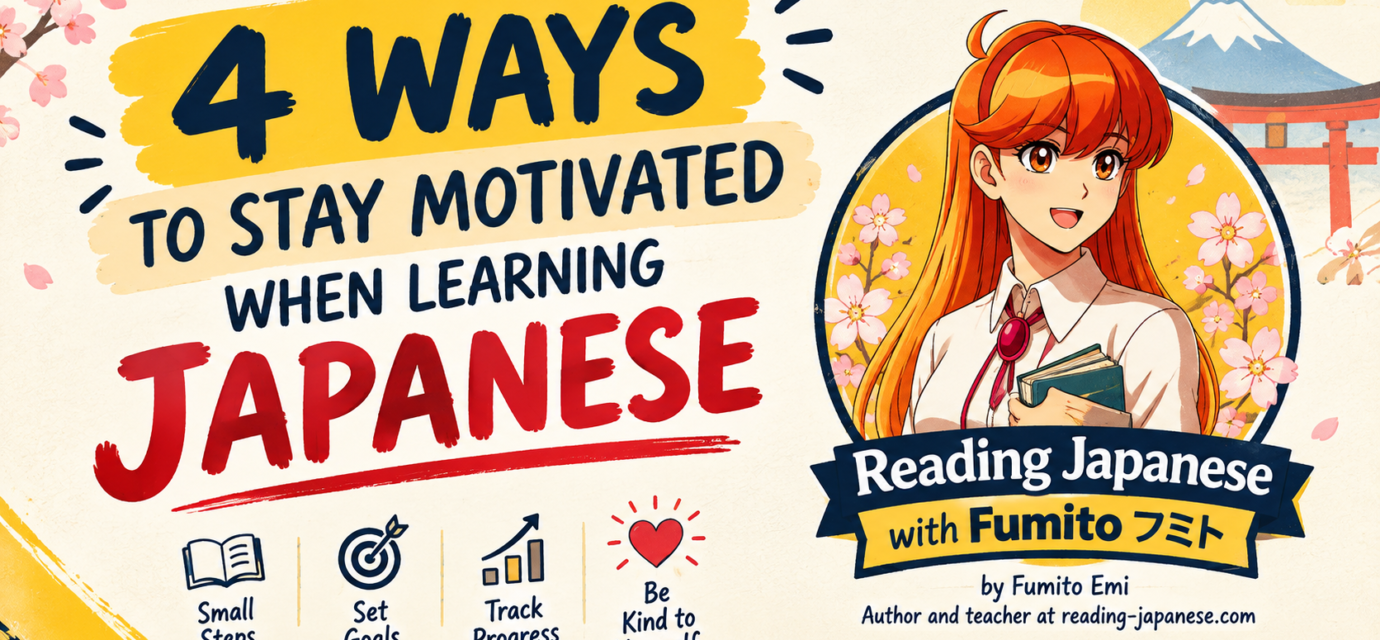 4 Ways to Stay Motivated When Learning Japanese by Fumito Emi 4 Ways to Stay Motivated When Learning Japanese