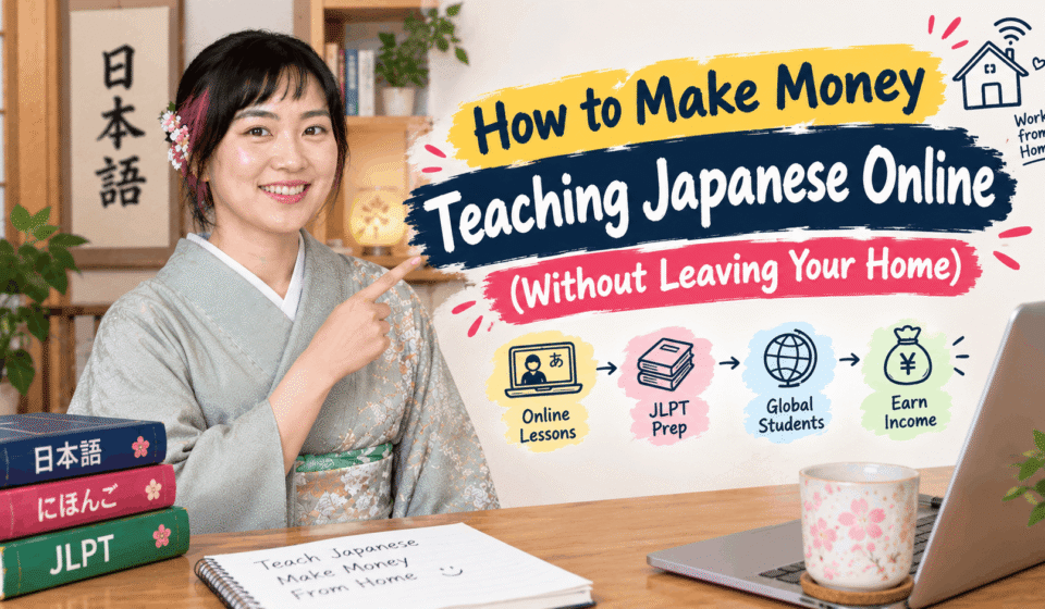 How to Make Money Teaching Japanese Online (Without Leaving Your Home) How to Make Money Teaching Japanese Online (Without Leaving Your Home)
