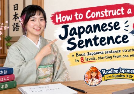 How to Construct a Japanese Sentence
