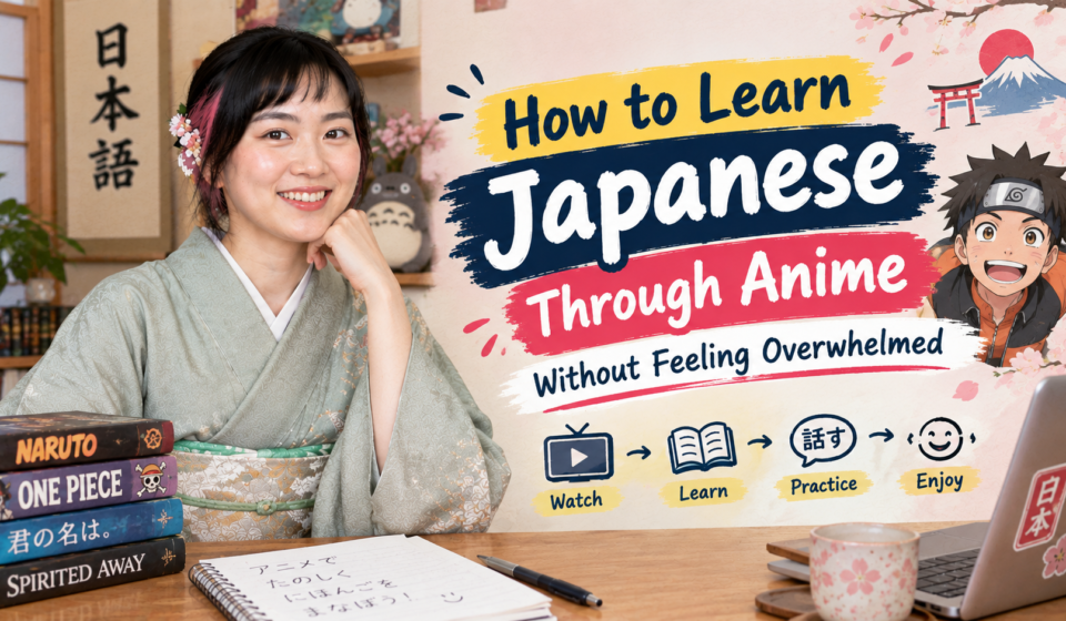 How to Learn Japanese Through Anime Without Feeling Overwhelmed How to Learn Japanese Through Anime